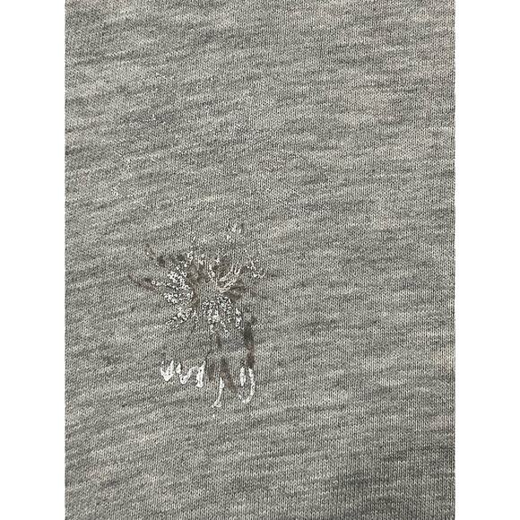 Abercrombie & Fitch Distressed Pullover Hoodie Heather Grey Small - Picture 7 of 14